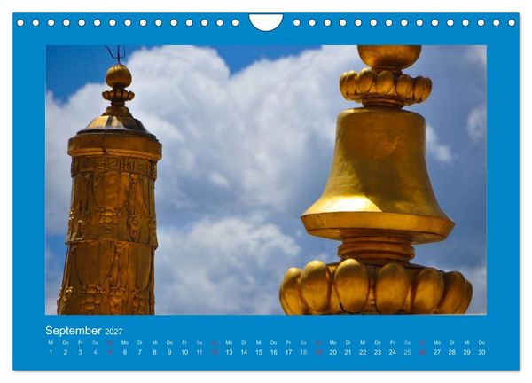 Produktbild: Tibet - Auf dem Dach der Welt (Wandkalender 2027 DIN A4 quer), CALVENDO Monatskalender