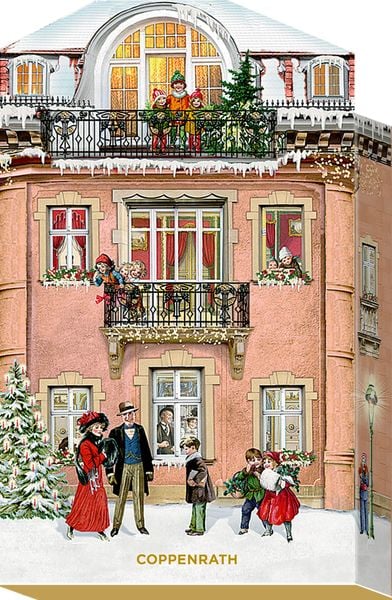 Produktbild: Mein kl. Weihnachtshaus, Schachtel-Adventskal., sort. (Behr)