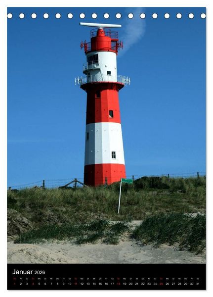 Produktbild: Borkum (Tischkalender 2026 DIN A5 hoch), CALVENDO Monatskalender