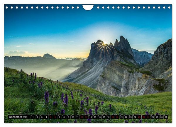 Produktbild: Traumhafte Alpen (Wandkalender 2026 DIN A4 quer), CALVENDO Monatskalender