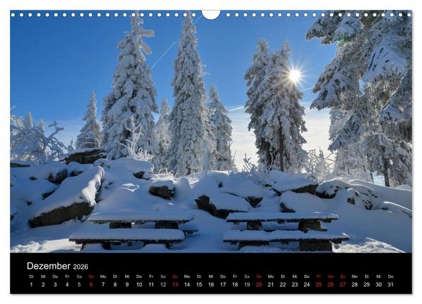 Produktbild: Rund um den Ochsenkopf (Wandkalender 2026 DIN A3 quer), CALVENDO Monatskalender