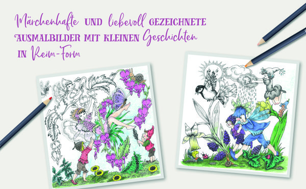 Produktbild: Christl Vogls Ausmalreise - Abenteuer der Bl&uuml;tenelfen