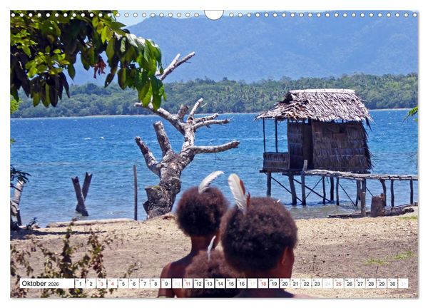 Produktbild: Papua-Neuguinea Geheimnisvolle Inselwelt (Wandkalender 2026 DIN A3 quer), CALVENDO Monatskalender