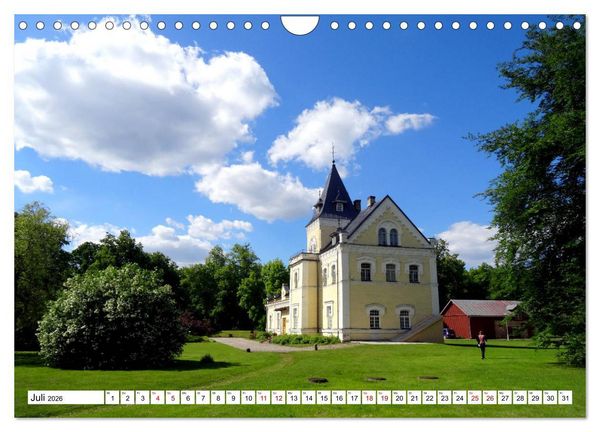Produktbild: Perlen des Baltikums - Herrenh&auml;user in Estland und Lettland (Wandkalender 2026 DIN A4 quer), CALVENDO Monatskalender