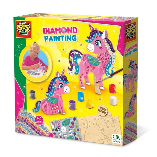 Produktbild: SES CREATIVE Diamond Painting 3D Einh&ouml;rner