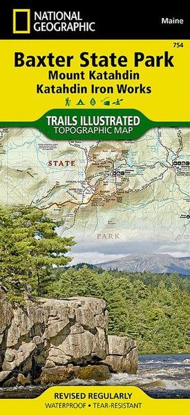 Produktbild: Baxter State Park Map [Mount Katahdin, Katahdin Iron Works]