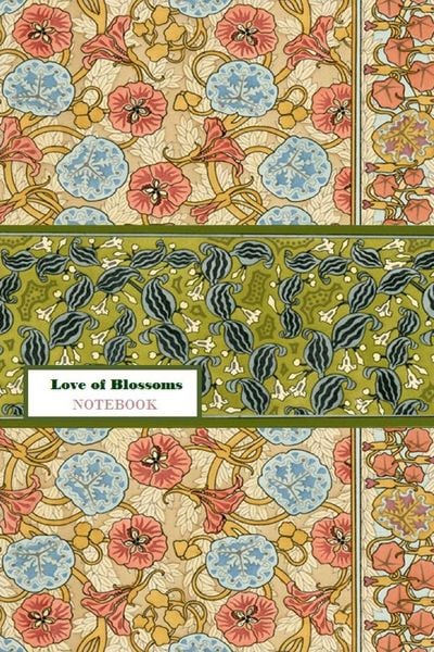 Produktbild: Love of Blossoms NOTEBOOK [ruled Notebook/Journal/Diary to write in, 60 sheets, Medium Size (A5) 6x9 inches]