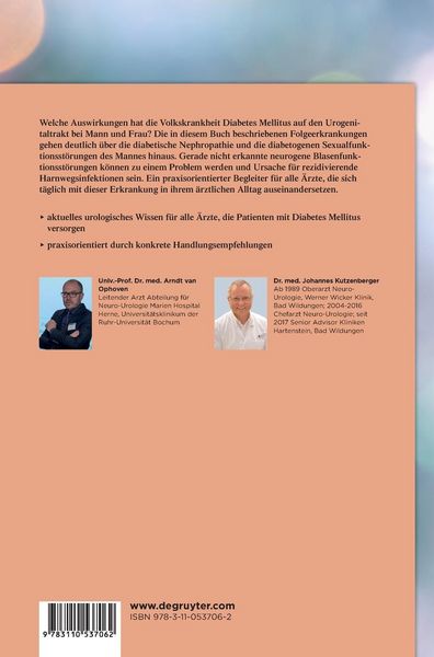 Produktbild: Urologisches Management bei Diabetes mellitus