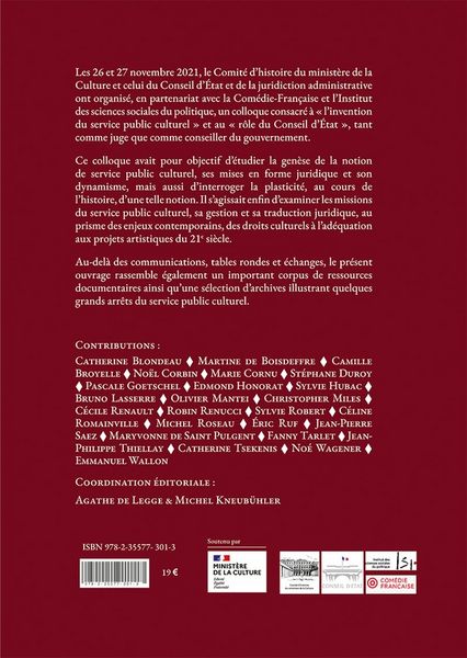 Produktbild: Artiste administrateur et juge