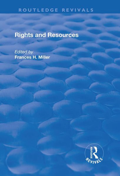 Produktbild: Rights and Resources