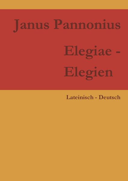 Produktbild: Elegiae - Elegien
