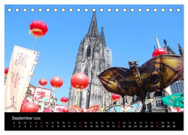 Produktbild: K&ouml;lner Spitzen (Tischkalender 2026 DIN A5 quer), CALVENDO Monatskalender