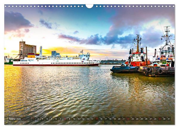 Produktbild: EMDEN Atemberaubende Momente am Wasser (Wandkalender 2026 DIN A3 quer), CALVENDO Monatskalender