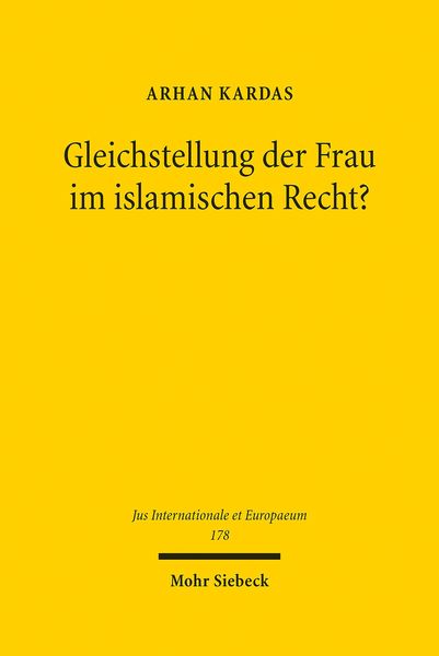 Produktbild: Gleichstellung der Frau im islamischen Recht?