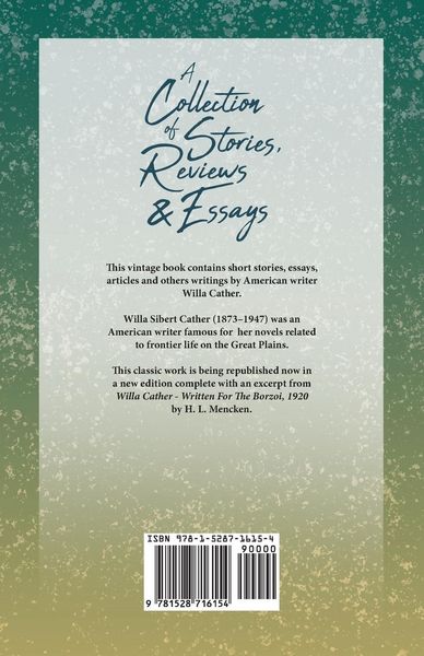 Produktbild: A Collection of Stories, Reviews and Essays;With an Excerpt by H. L. Mencken