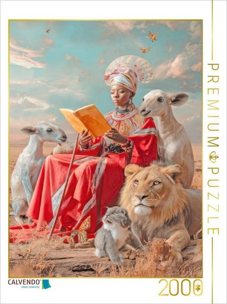 CALVENDO Puzzle Erzähle mir eine Geschichte | 2000 Teile Lege-Größe 90x67cm Foto-Puzzle für glückliche Stunden