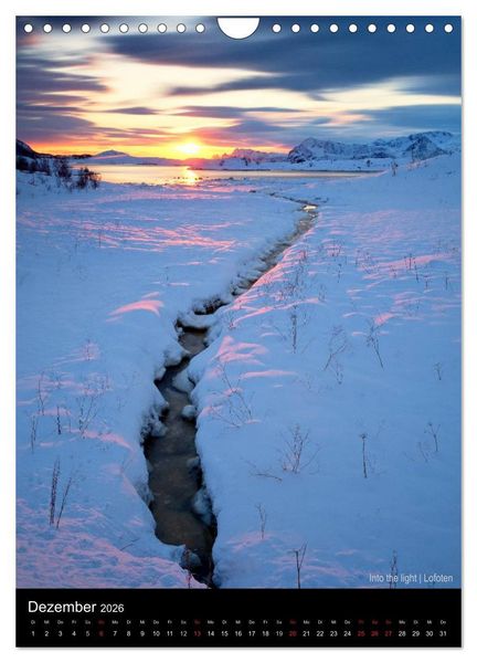 Produktbild: Northern Norway (Wandkalender 2026 DIN A4 hoch), CALVENDO Monatskalender