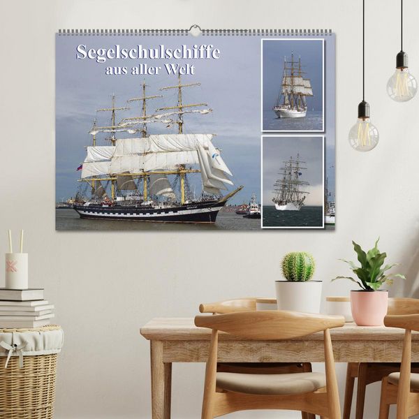 Produktbild: Segelschulschiffe aus aller Welt (Wandkalender 2026 DIN A2 quer), CALVENDO Monatskalender