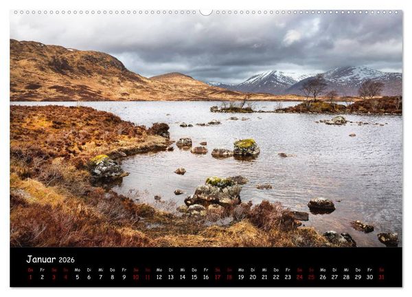 Produktbild: Schottland zum Verlieben (hochwertiger Premium Wandkalender 2026 DIN A2 quer), Kunstdruck in Hochglanz