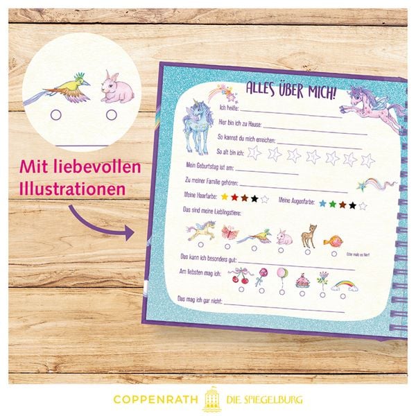 Produktbild: Kritzel-Kr.Freundebuch: Einhorn-Paradies - Meine Freund.&Fr.
