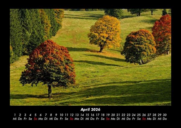 Produktbild: Landschaftskalender 2026 Fotokalender DIN A3