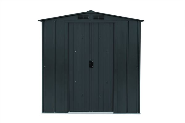 Produktbild: Metall Ger&auml;tehaus 202x123 Gartenhaus Schiebet&uuml;r