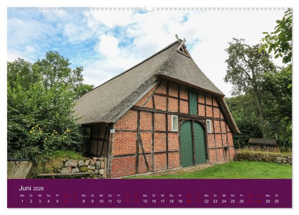 Produktbild: Die Heide bl&uuml;ht (hochwertiger Premium Wandkalender 2026 DIN A2 quer), Kunstdruck in Hochglanz