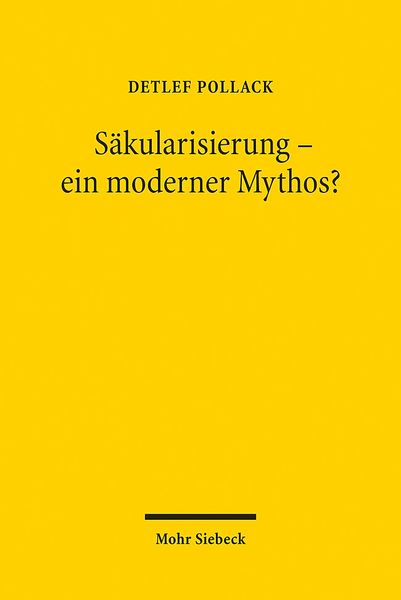 Produktbild: Säkularisierung - ein moderner Mythos?