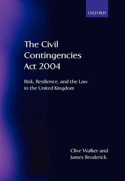 Produktbild: The Civil Contingencies ACT 2004