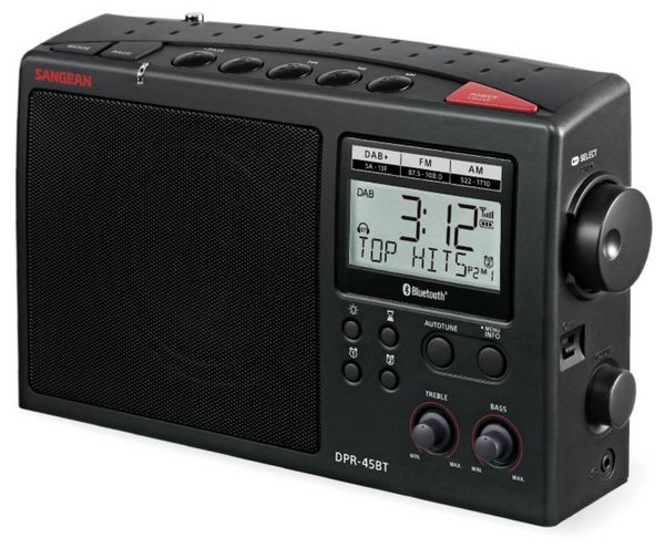 Produktbild: Sangean Tischradio DAB+, AM, FM DAB+, Bluetooth&reg; Schwarz