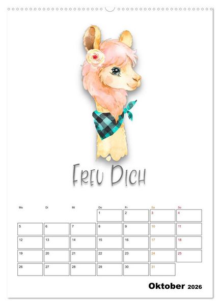 Produktbild: Bleib cool - Gute-Laune-Kalender (hochwertiger Premium Wandkalender 2026 DIN A2 hoch), Kunstdruck in Hochglanz