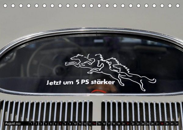 Produktbild: AUTO AUFKLEBER (Tischkalender 2022 DIN A5 quer)