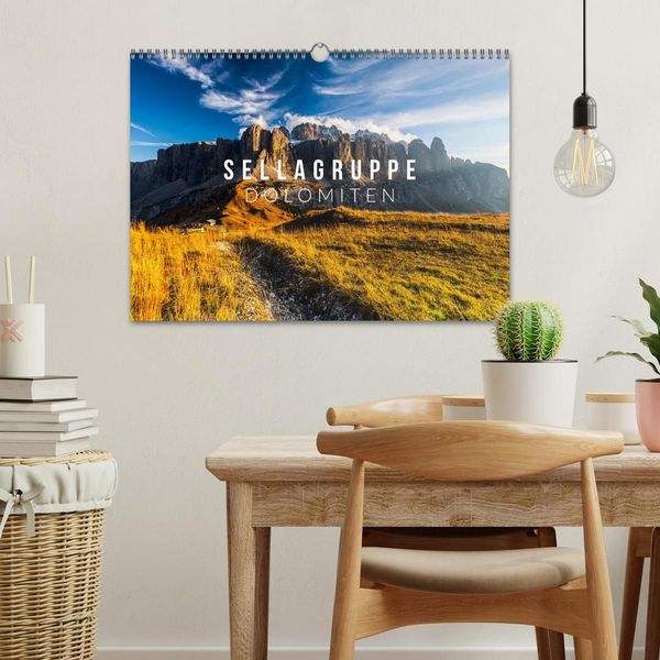 Produktbild: Sellagruppe. Dolomiten (Wandkalender 2027 DIN A3 quer), CALVENDO Monatskalender