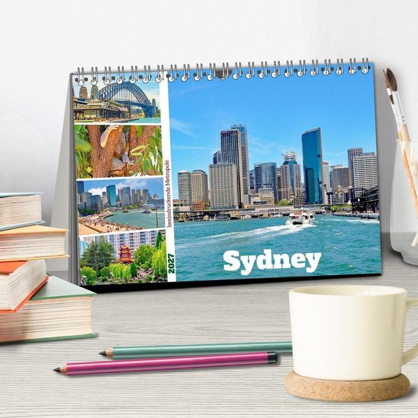 Produktbild: Sydney - beeindruckende Metropole (Tischkalender 2027 DIN A5 quer), CALVENDO Monatskalender
