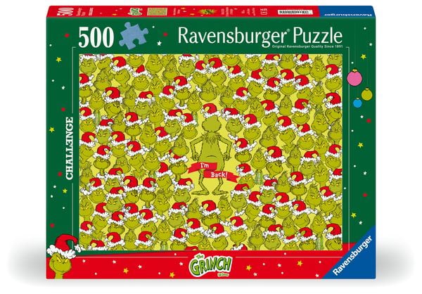Produktbild: Erwachsenenpuzzle 500 Teile - The Grinch - Fr&ouml;hliche Grinchmas Challenge
