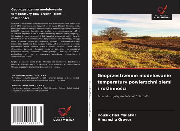 Produktbild: Geoprzestrzenne modelowanie temperatury powierzchni ziemi i ro&iquest;linno&iquest;ci