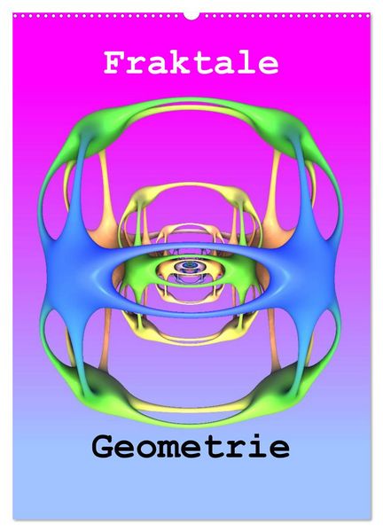 Produktbild: Fraktale Geometrie (Wandkalender 2026 DIN A2 hoch), CALVENDO Monatskalender