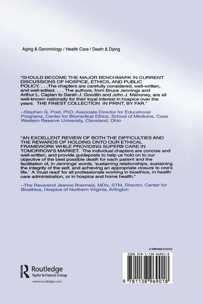 Produktbild: Ethics in Hospice Care