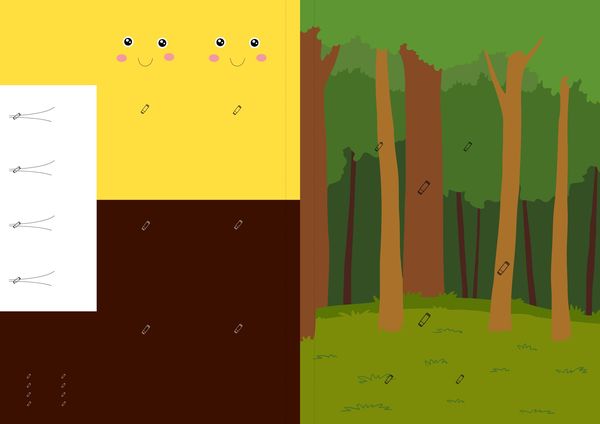 Produktbild: Das geniale Verbastelbuch &ndash; Wald und Wiese (ab 3 Jahren)