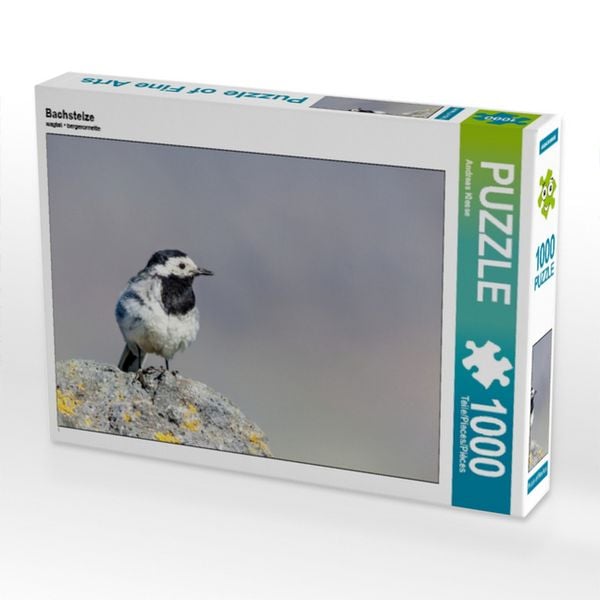 Produktbild: CALVENDO Puzzle Bachstelze | 1000 Teile Lege-Gr&ouml;&szlig;e 64x48cm Foto-Puzzle f&uuml;r gl&uuml;ckliche Stunden