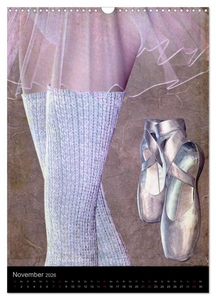 Produktbild: Ballerina Collection (Wandkalender 2026 DIN A3 hoch), CALVENDO Monatskalender