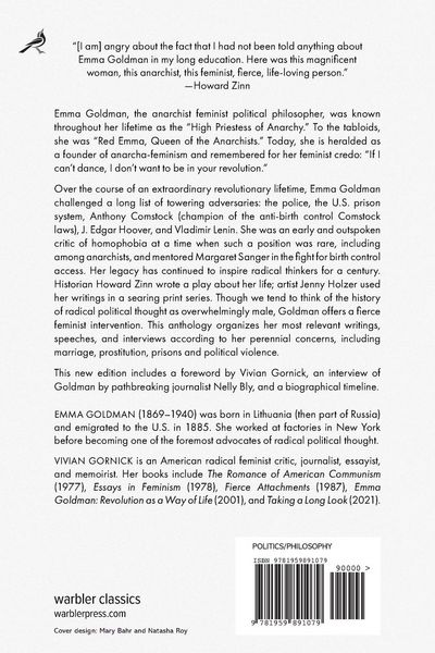 Produktbild: The Essential Emma Goldman-Anarchism, Feminism, Liberation (Warbler Classics Annotated Edition)