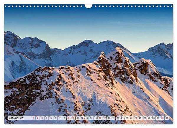 Produktbild: Allg&auml;uer Alpen 2027 (Wandkalender 2027 DIN A3 quer), CALVENDO Monatskalender