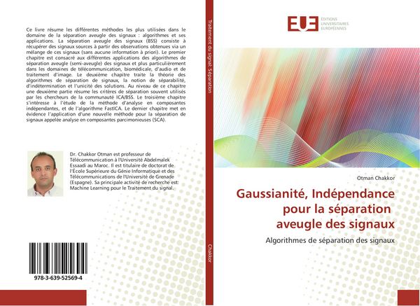 Produktbild: Gaussianit&eacute;, Ind&eacute;pendance pour la s&eacute;paration aveugle des signaux