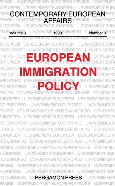 Produktbild: European Immigration Policy