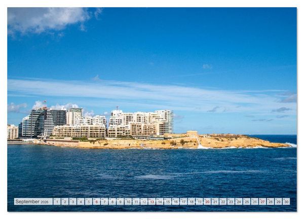 Produktbild: Malta &ndash; Historisches Juwel im Mittelmeer (Wandkalender 2026 DIN A2 quer), CALVENDO Monatskalender
