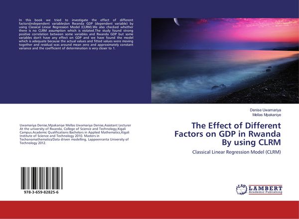 Produktbild: The Effect of Different Factors on GDP in Rwanda By using CLRM