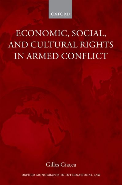 Produktbild: Economic, Social, and Cultural Rights in Armed Conflict