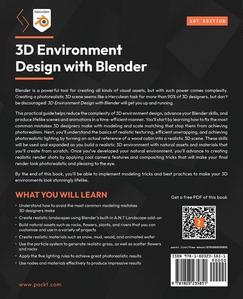 Produktbild: 3D Environment Design with Blender