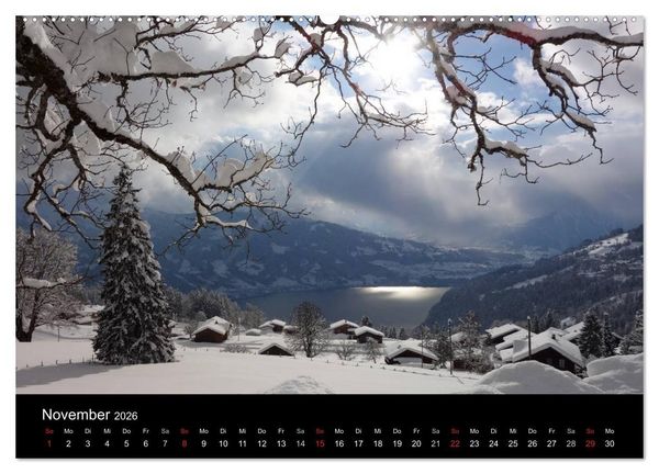 Produktbild: Berner Oberland (Wandkalender 2026 DIN A2 quer), CALVENDO Monatskalender
